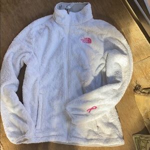 North face fleece jacket (Breast cancer series)